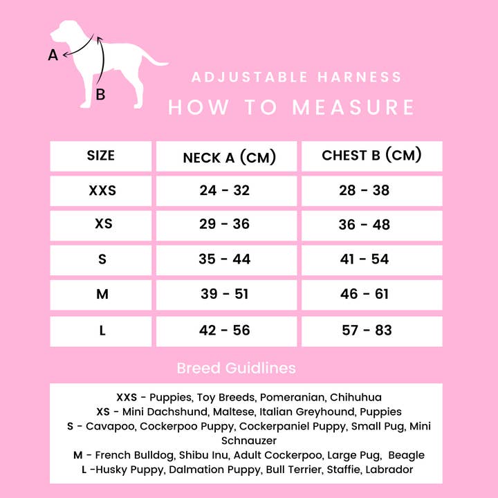 WOOF INC - Wholesale Pet Harness - Dog - Red & Pink Houndstooth Adjustable Dog Harness1