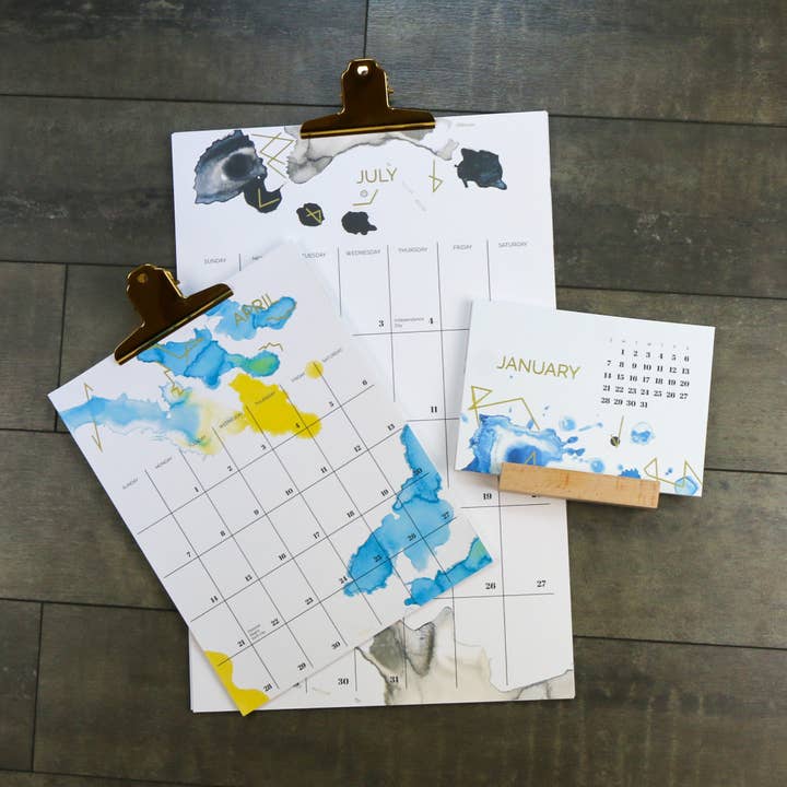 North Studio - Wholesale Calendar - 2024-25 Wall Art Calendar9