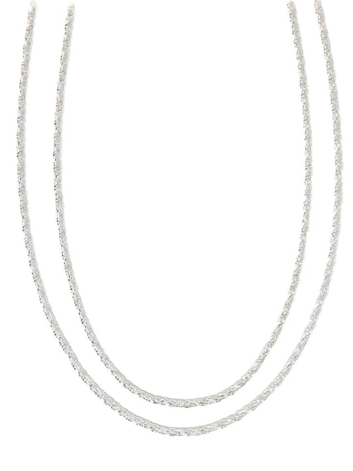 Zilveren Liv halsketting voor wholesale door Allie + Bess