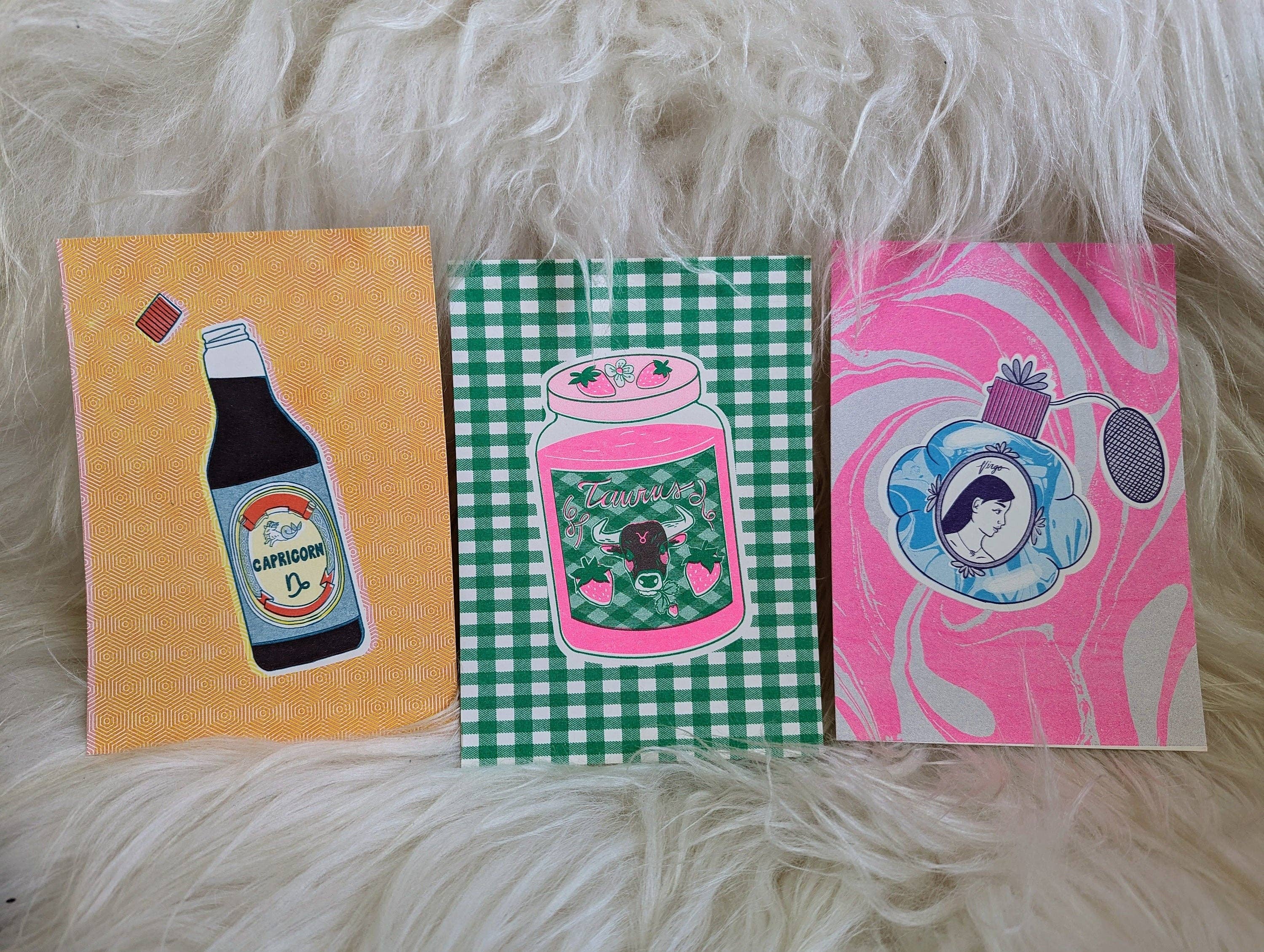 Christina Hu - Wholesale Kunstprint - Sagittarius Risograph Print | 5"x7"2