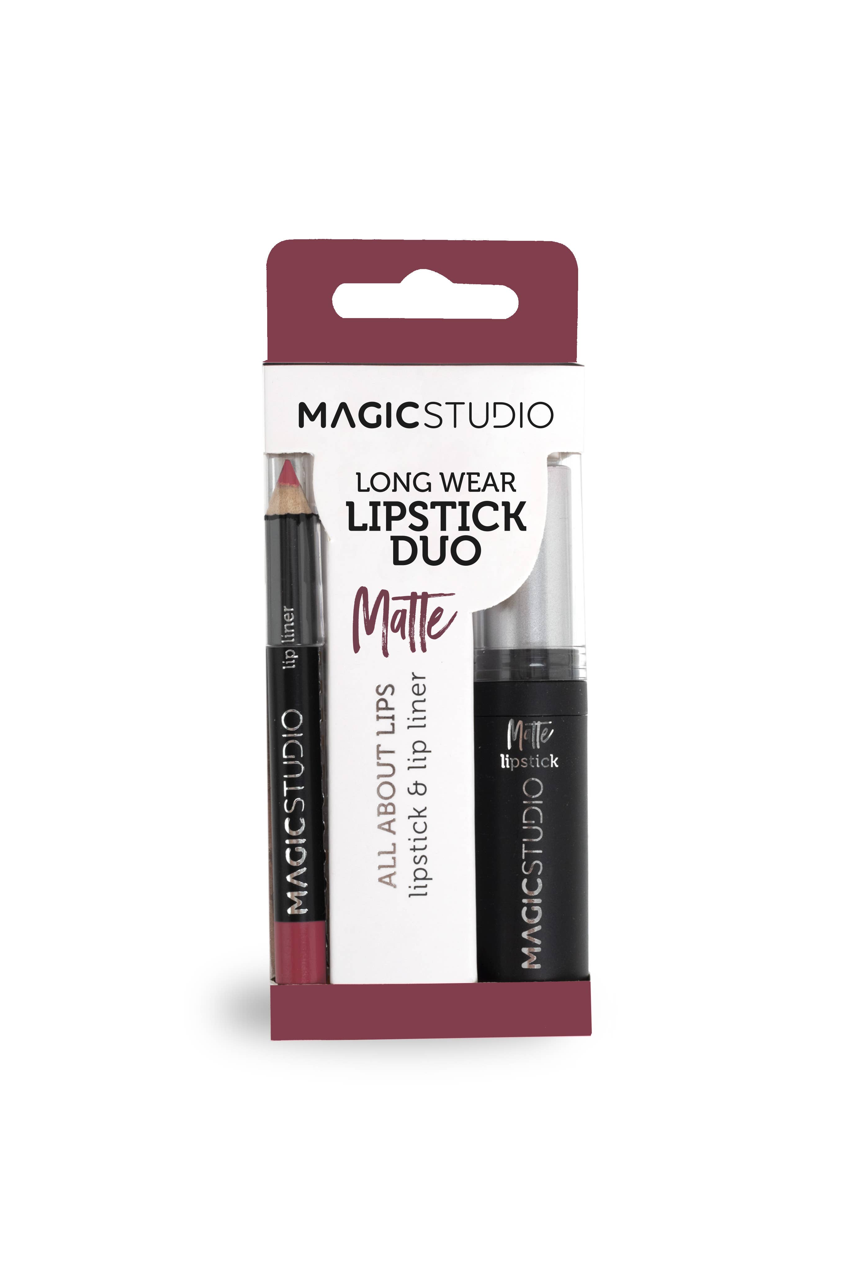 Aquarius Cosmetic SLU - Wholesale Lipstick Set - Magic Studio Matte Lipstick & Lipliner3