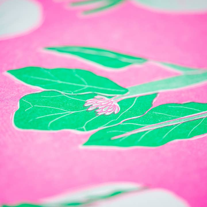 Christina Hu - Wholesale Art Print - Asian Vegetables Risograph Print | 11"x14"3