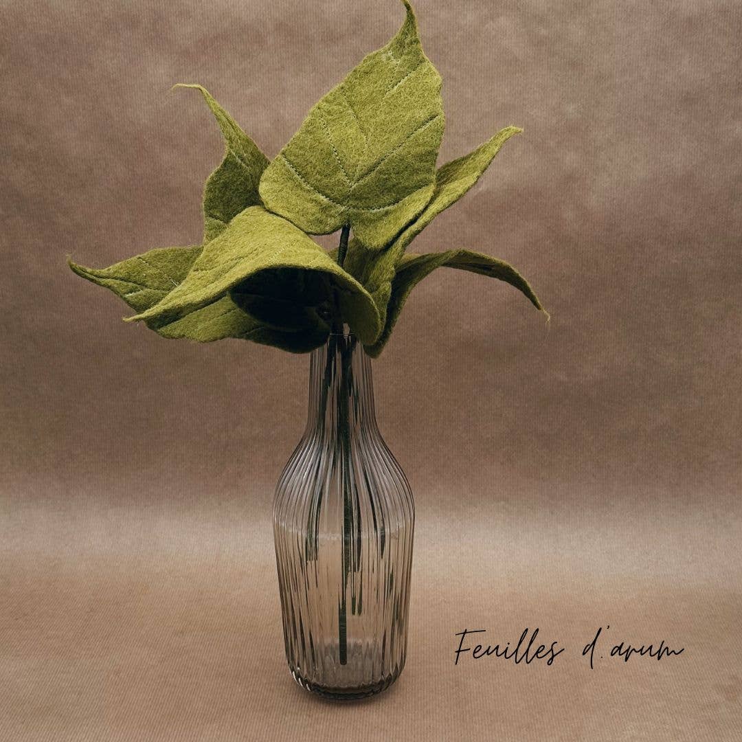 New Heidi - Wholesale Artificial Plant - Set of 6 Arum leaf branches - New Heidi0