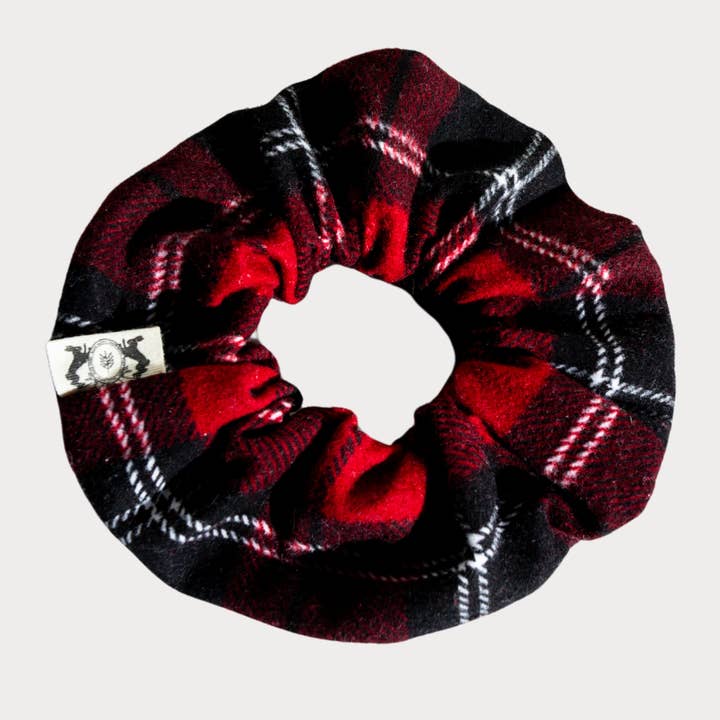 Large Holly Scrunchie for wholesale by Black Bunny skincare