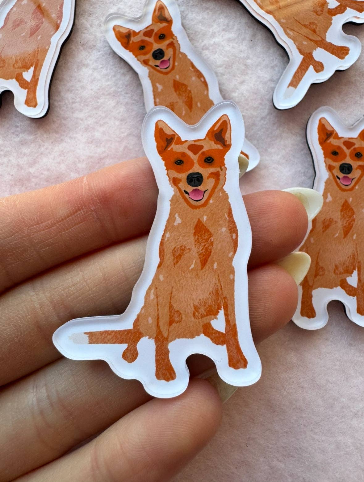 Our Cheery Corner - Wholesale Magnet - Heeler (red) Magnet1