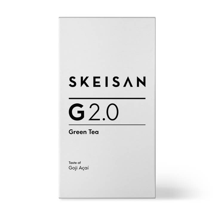 Skeisan - Wholesale Health/Detox Tea - G 2.0 Goji Açaí tea glass1