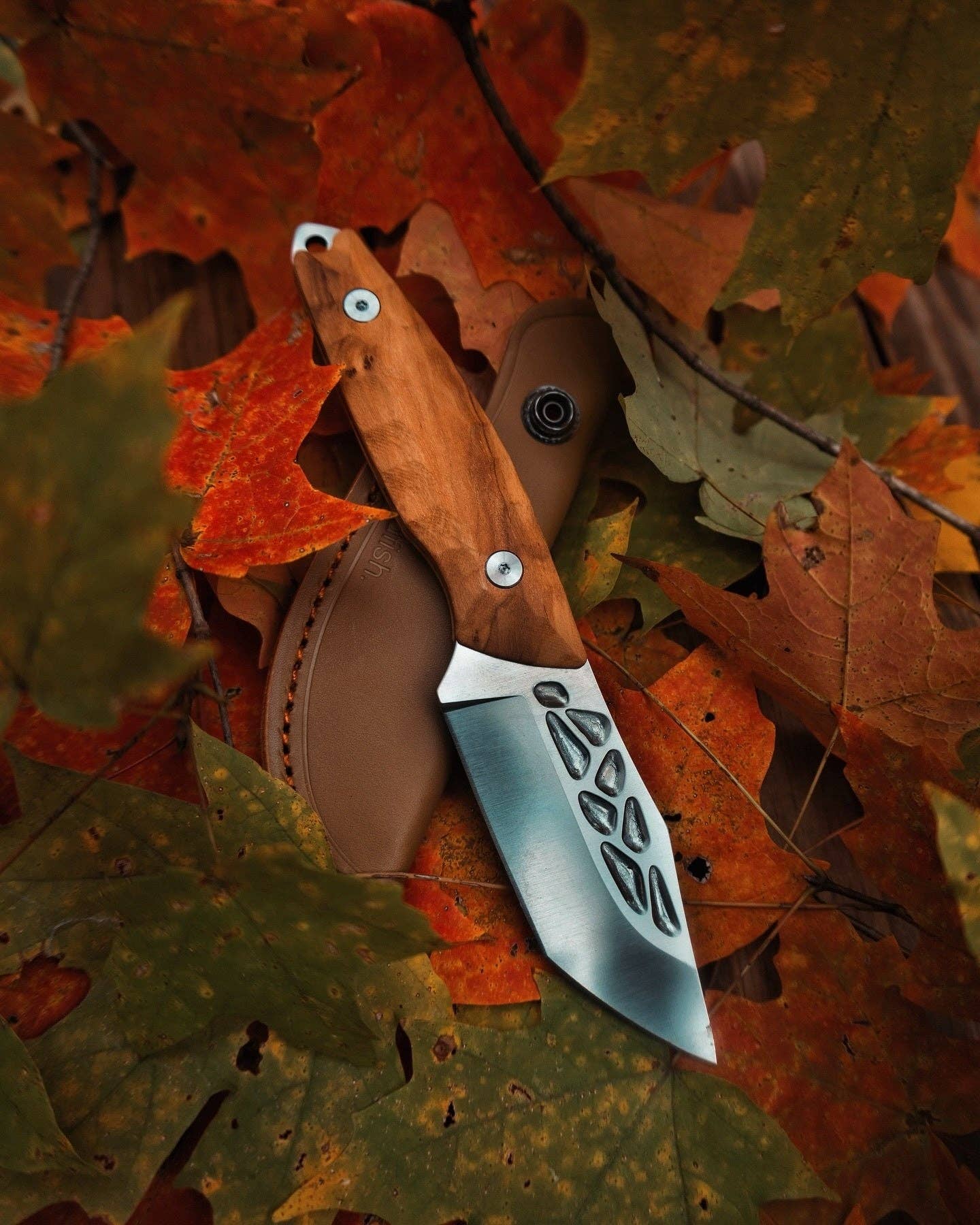 BattlBox - Wholesale Pocket Knife/Holder - Dedfish Co McCrea Stainless Steel Fixed Blade Belt Knife EDC7