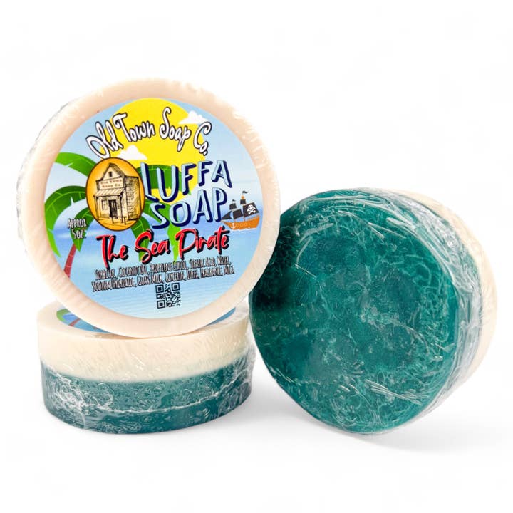 Old Town Soap Co. - Wholesale Bar Soap - Beach Scents Luffa Soap (Avail in 5 Great Scents!)12