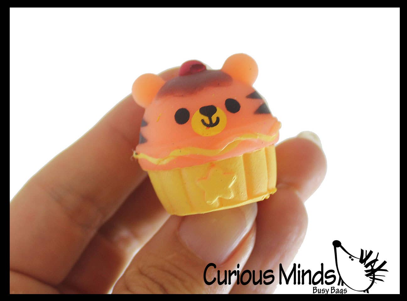 Curious Minds Toys - Vente Fidget/jouet anti-stress – enfant - 1 cupcake de nourriture pour animaux Mochi Squishy - Kawaii - Cute Individ4