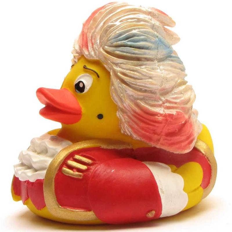 Duckshop - Wholesale Bath Toy - Baby - Rubber Duck "Rock me Amadeus" - Mozart Rubber Duck - red0