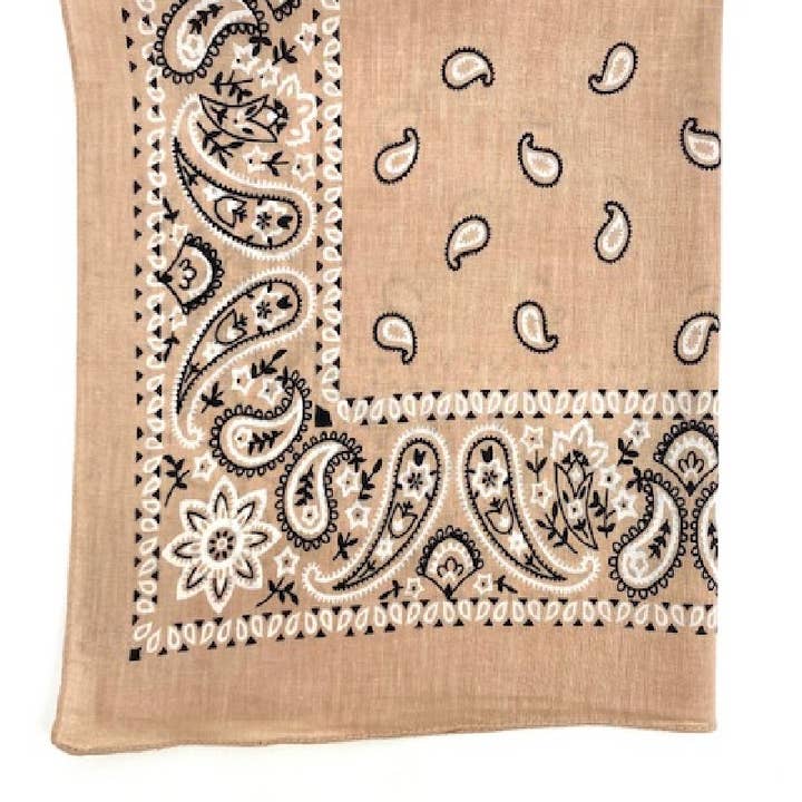 Maison Unik Accessoires - Wholesale Scarf - Unisex - Cotton Square Bandana - Unisex - 52x52 cm - 20 colors14