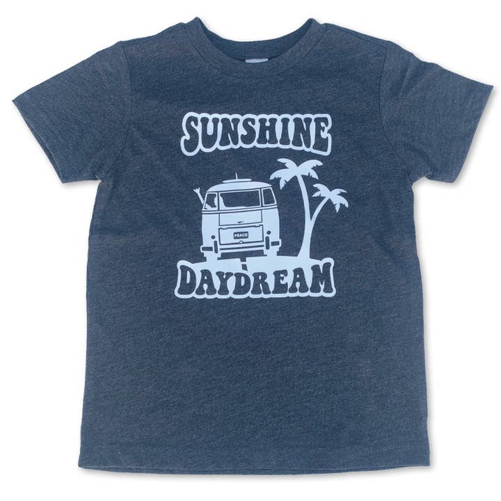T-shirt gris charbon de bois Sol Baby Sunshine Daydream pour la vente par Sol Baby