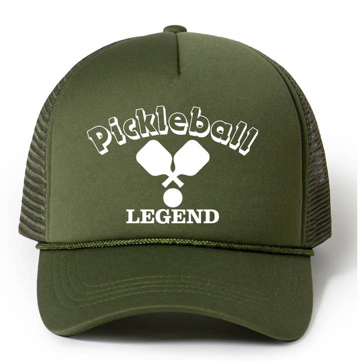 Pickleball Legend Trucker Hat for wholesale by Pippa & Ky