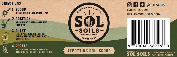 Sol Soils - Wholesale Garden Tool - Repotting Soil Scoops8