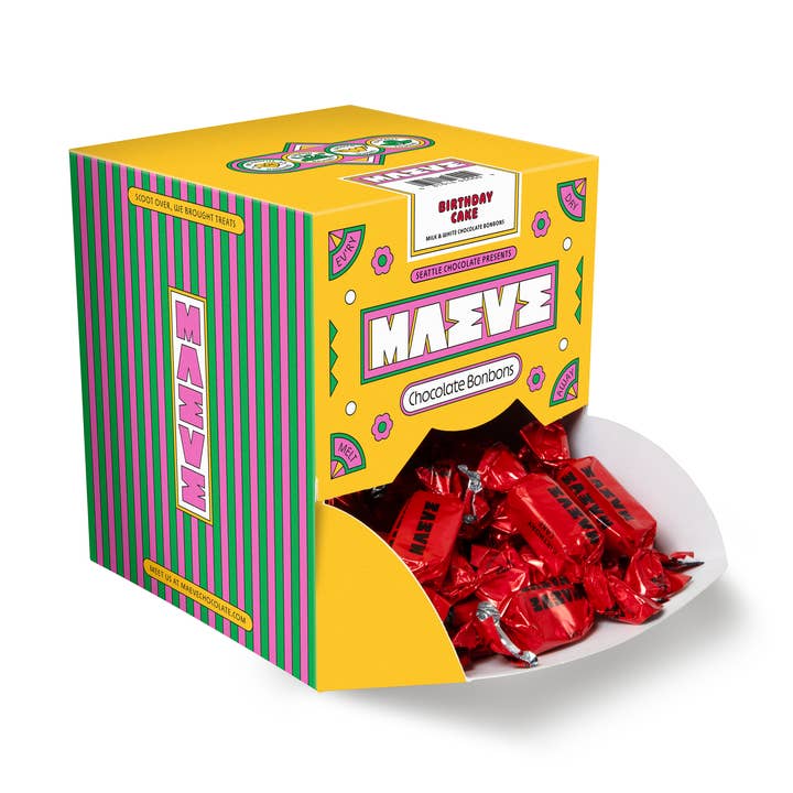 Birthday Cake Bonbons Bulk - 2lb for wholesale by Seattle Chocolate Presents Maeve