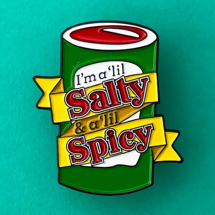 Pixel & Ink Creative - Wholesale Lapel Pin/Button - Salty & Spicy Enamel Pin0