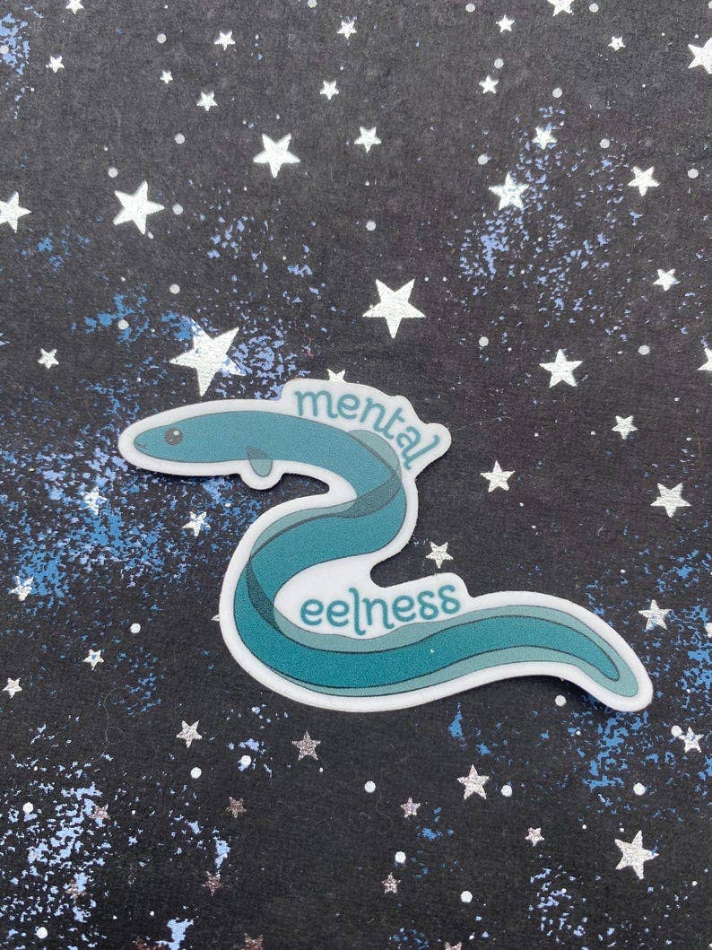 AstroManatee Shop - Wholesale Sticker - Mental Eelness 2.5” Waterproof Sticker // mental health matters sticker