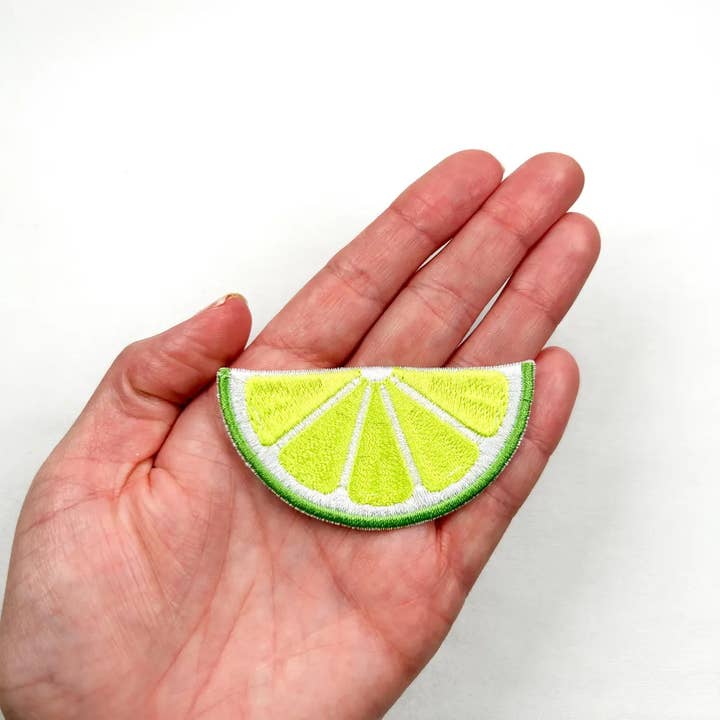 Field Trip Threads - Vendita all'ingrosso Toppe - Toppa termoadesiva ricamata color lime Cancun, Happy Hour, Tequila2