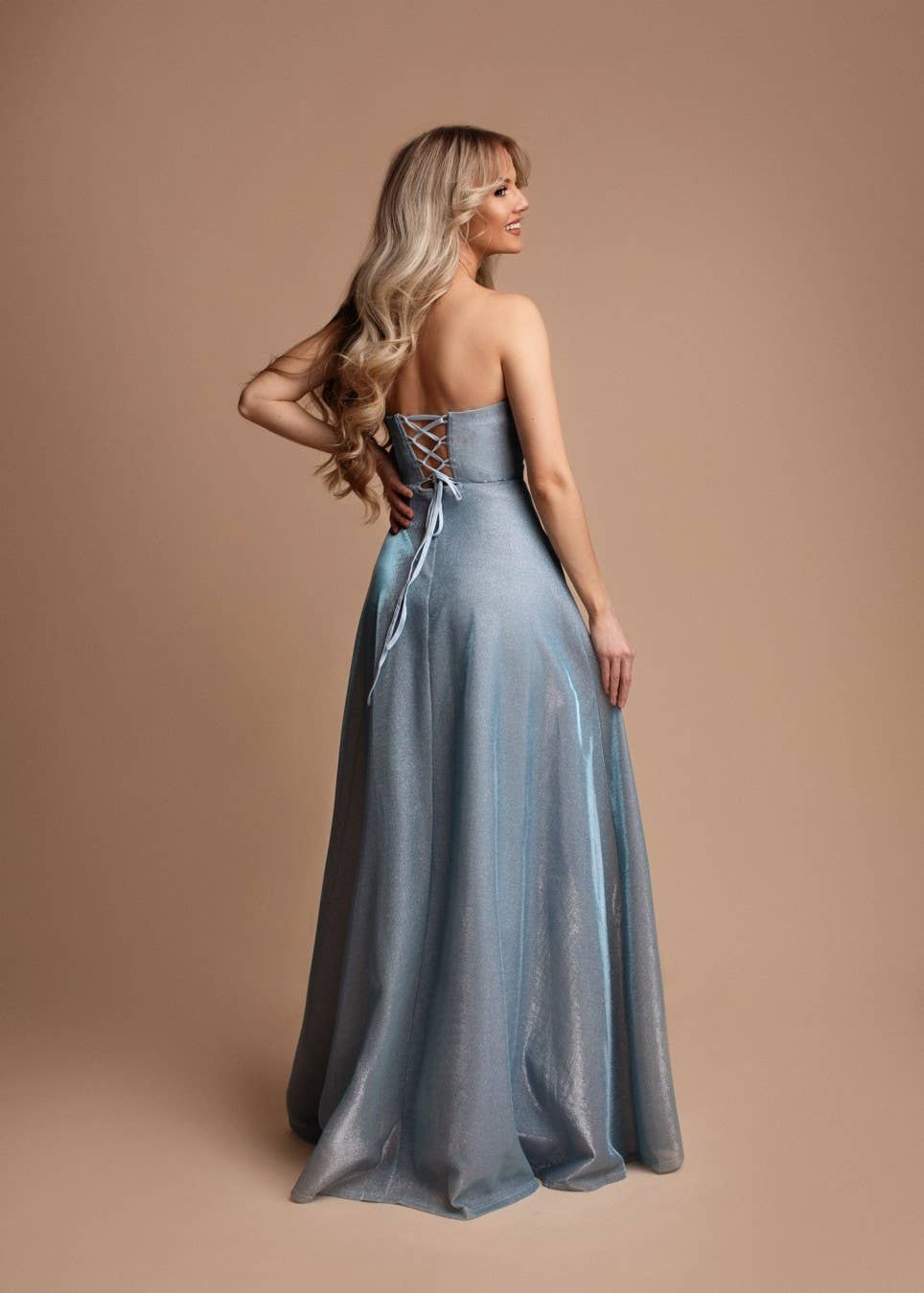 Eva & Lola - Epsilonn - Wholesale Gown - Women's - HM2443 - Elegant strapless long dress3