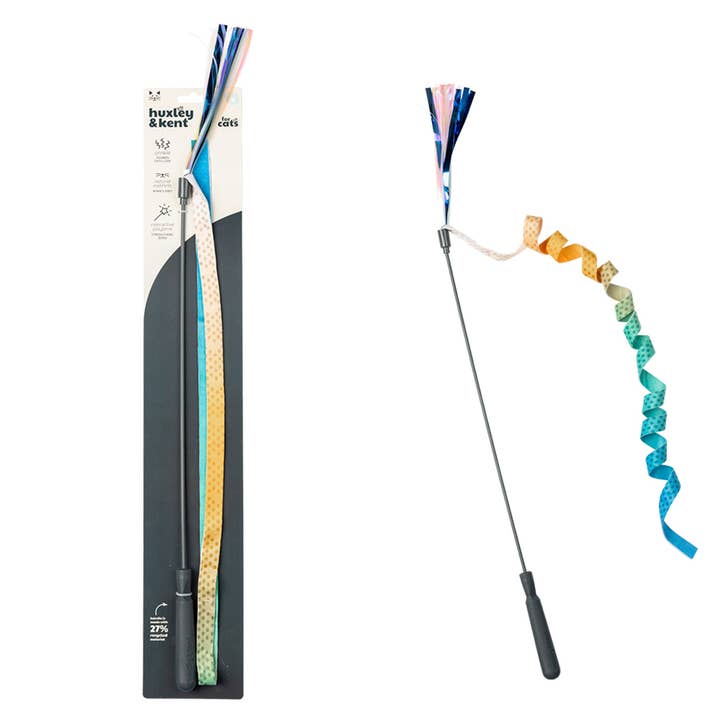 Huxley & Kent - Wholesale Pet toy – Cat - Dance & Lure Aqua Cat Wand
