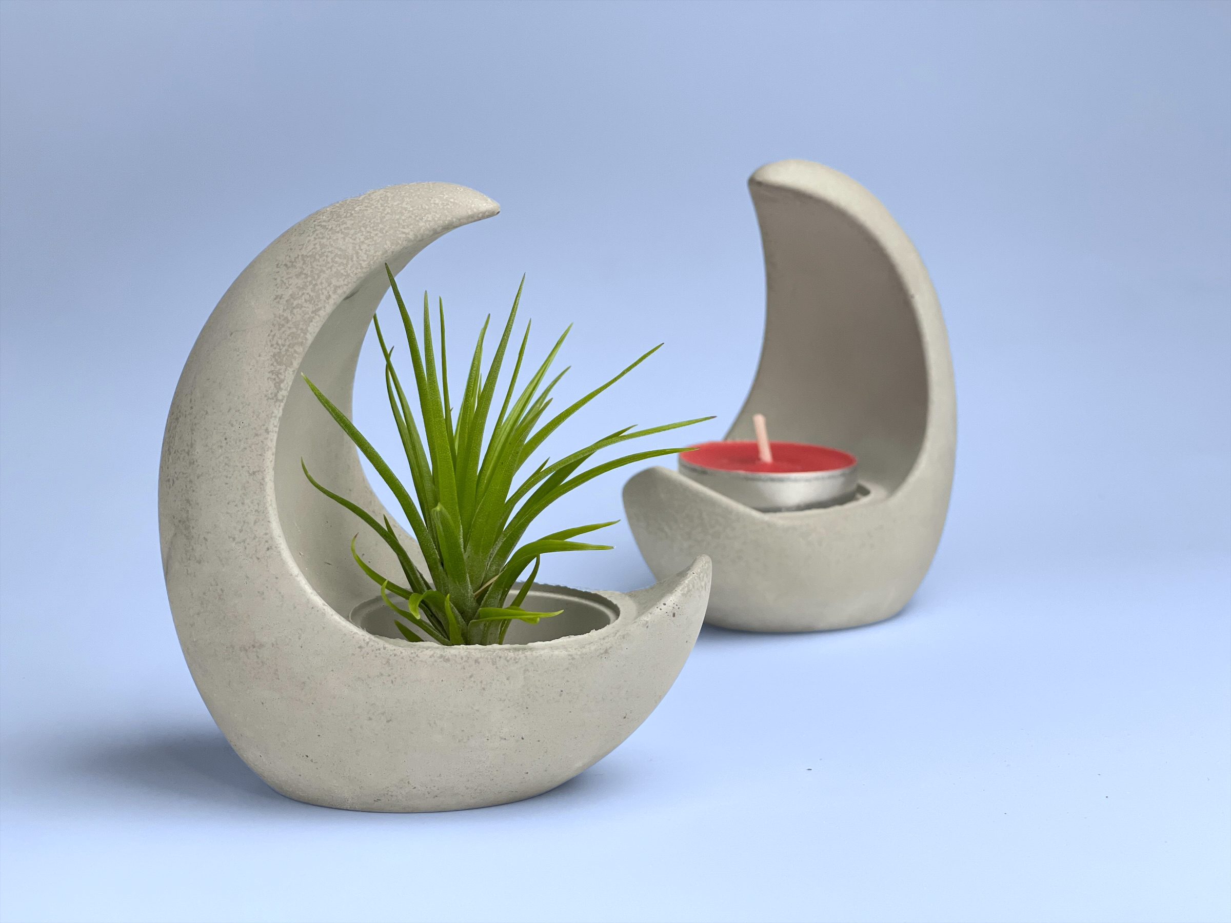 Planters Made in the USA - Wholesale Plantenpot - YOUNG MOON houder voor Tillandsia luchtplant1