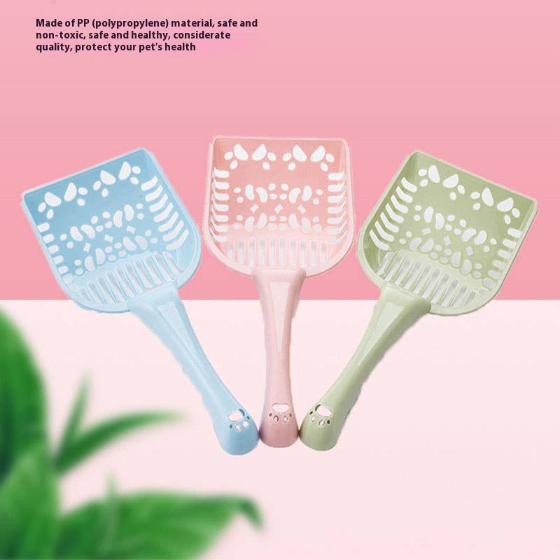 PAWPAWwholesale - Wholesale Cat Litter Box - Plastic Hollow Cat Litter Scoop Pet Waste Picker_CWMM52494