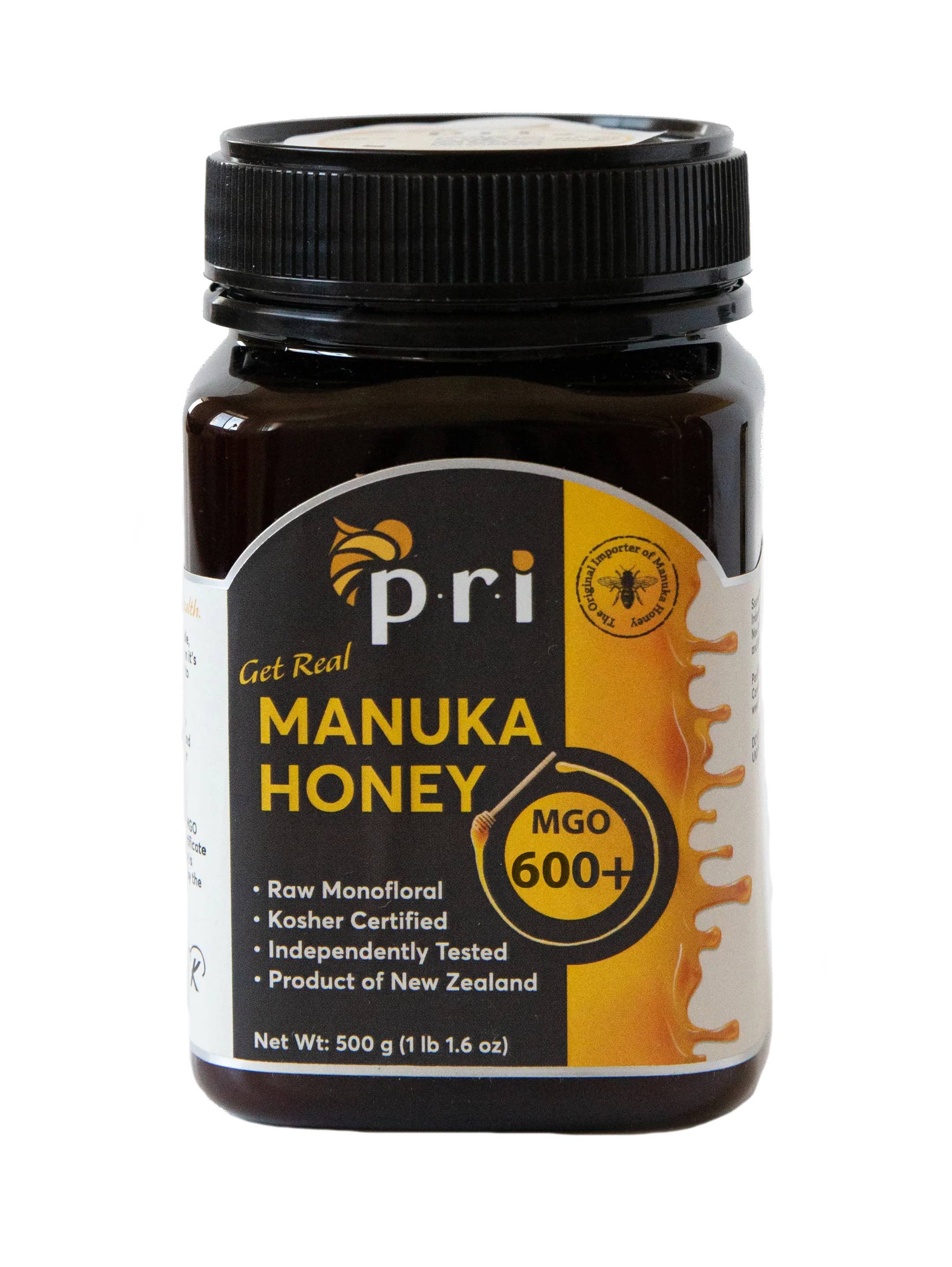 Pacific Resources - Wholesale Honey - Raw PRI Manuka Honey MGO 600+