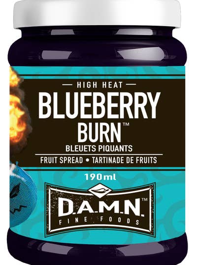 Blueberry Burn for wholesale by D.A.M.N. Fine Foods