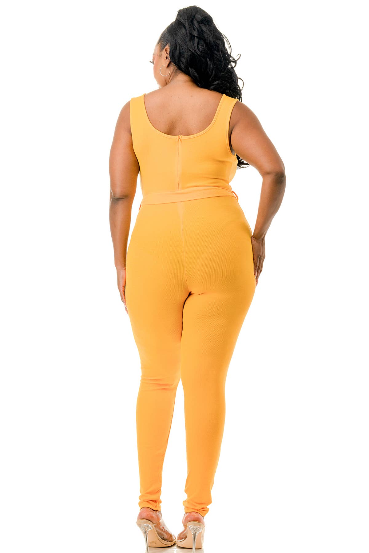 Namatt Design - Wholesale Jumpsuit - Women's - Plus Sleeveless Waist Tie Jumpsuit11