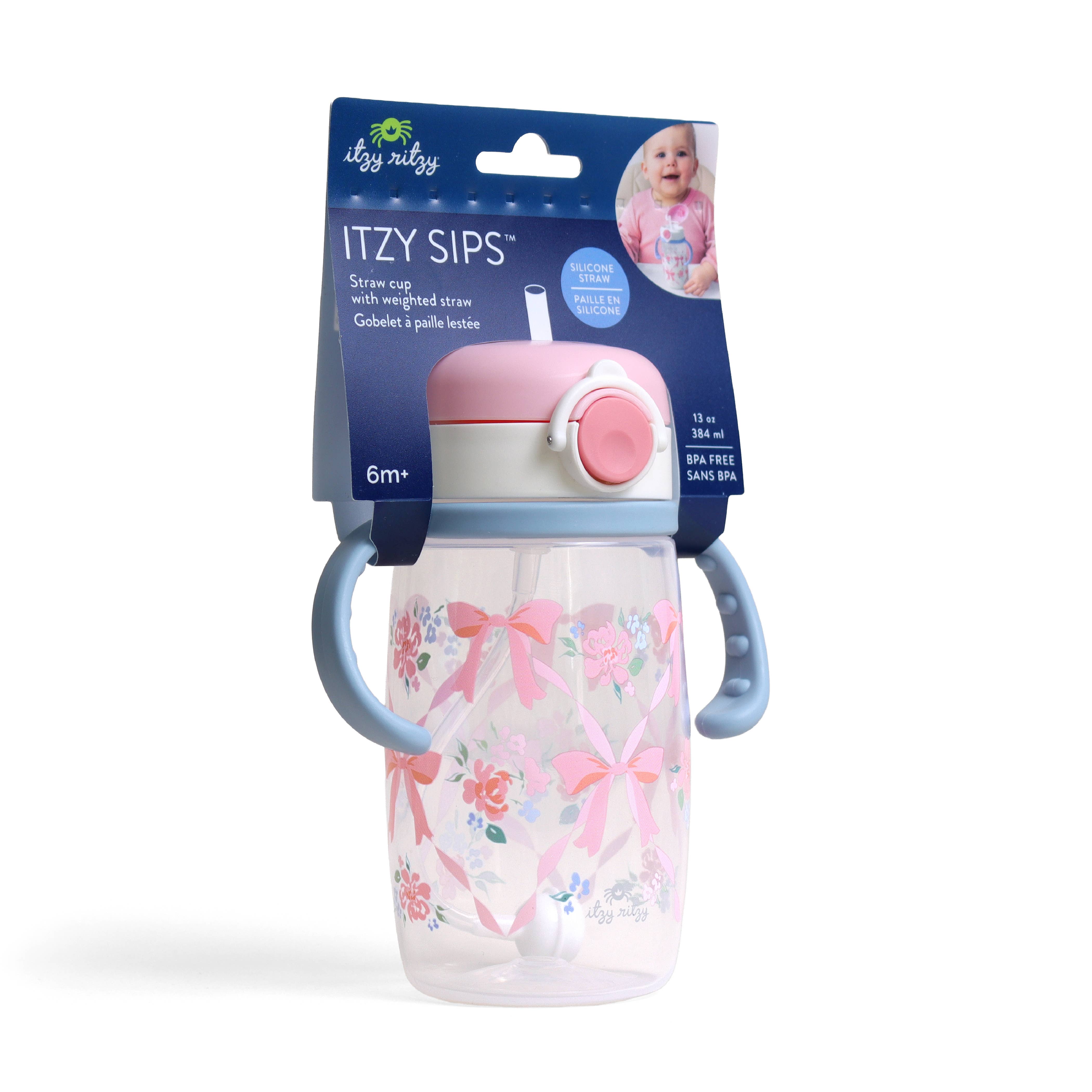 Itzy Ritzy - Wholesale Drinking Glass/Cup - Kids & Baby - *NEW* Itzy Sips™ - Straw Cup With Snap-Close Lid7