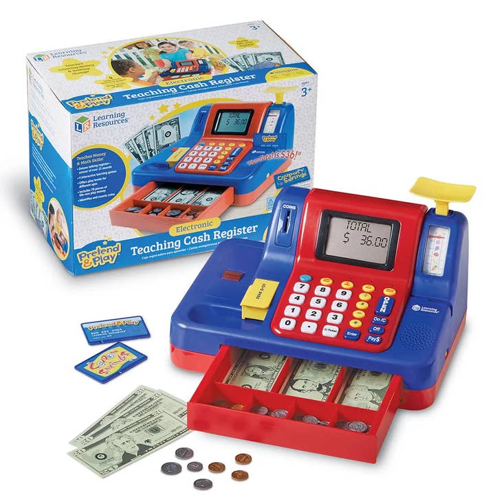Learning Resources - Wholesale Toy Set - Kids - Pretend & Play® Teaching Cash Register2