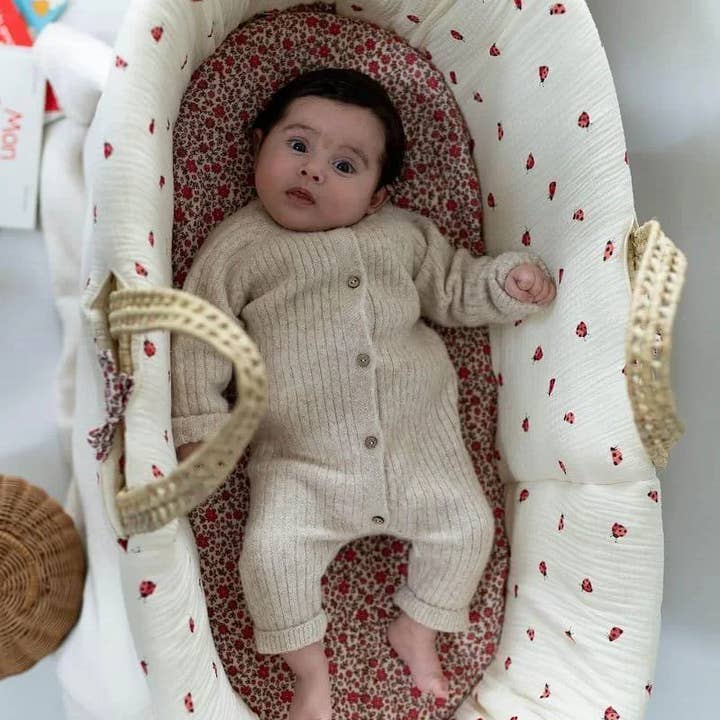 Manufacture des bébés français - Wholesale Bassinet - Baby - Bassinet cover Ladybugs0