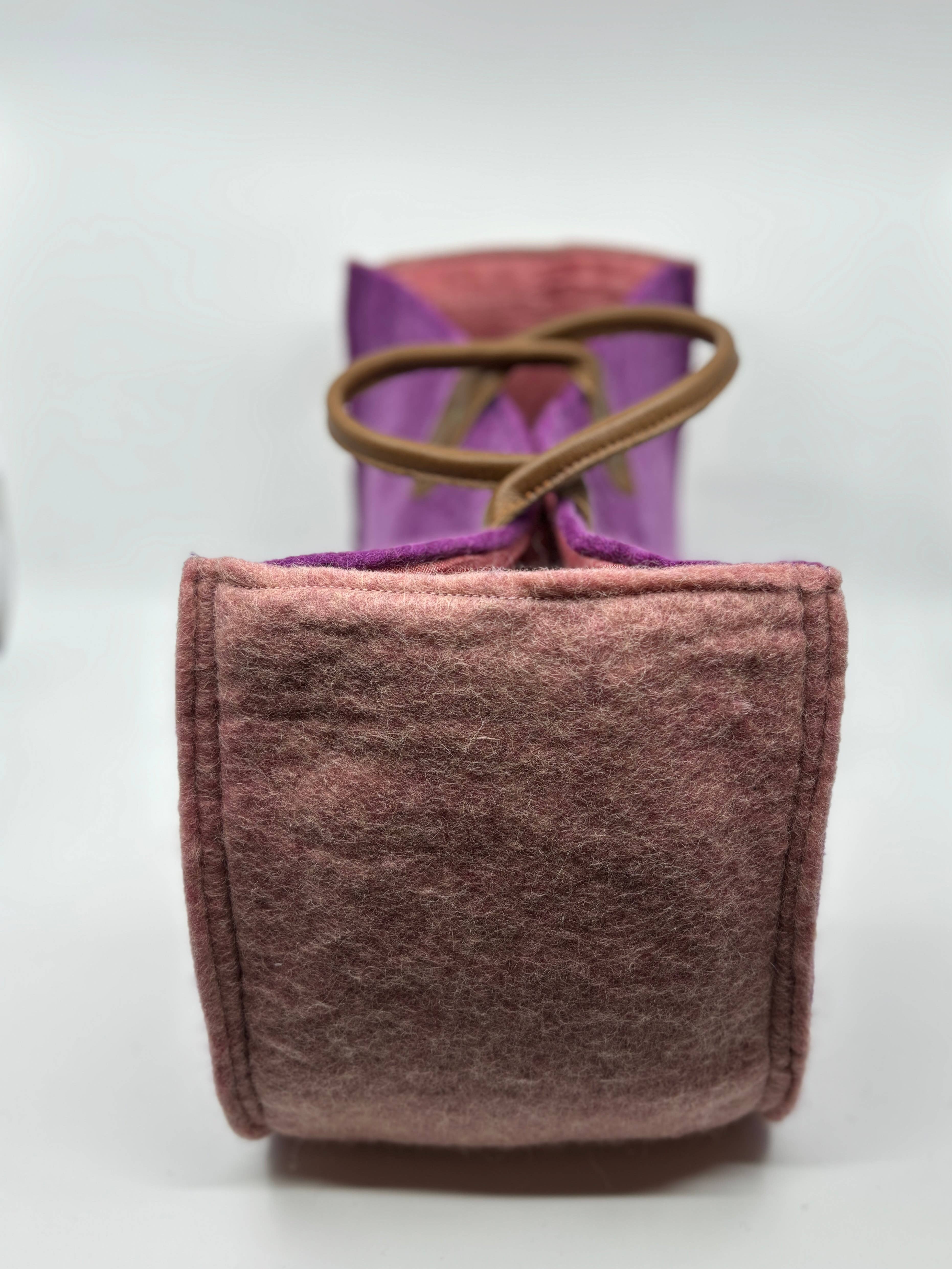Fibres of Life - Wool & Felt - Wholesale Tote Bag - Women's - The Grab-&-Go Carry All | Felt Wool Tote Bag | Soft Yarn Bag7
