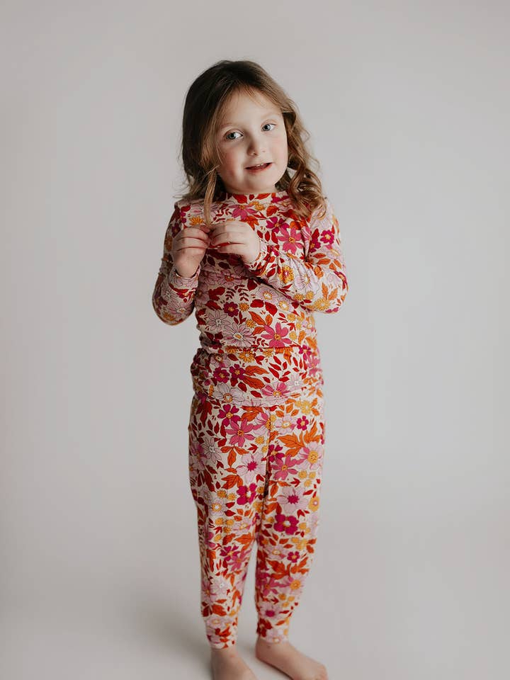 Three Little Tots - Wholesale Sleepwear set – Kids - Wild Child Flower Jammies Kids Pjs & Lougewear20