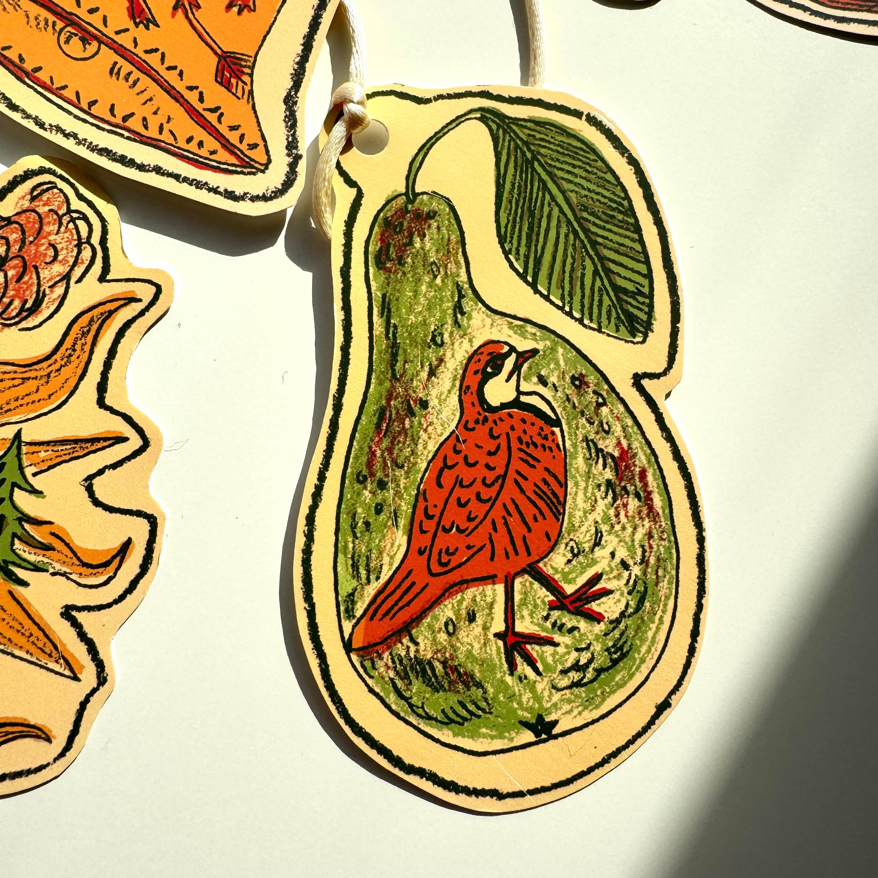 Tulips and Heather - Wholesale Bunting/Garland - Illustrated Paper Garland Christmas2