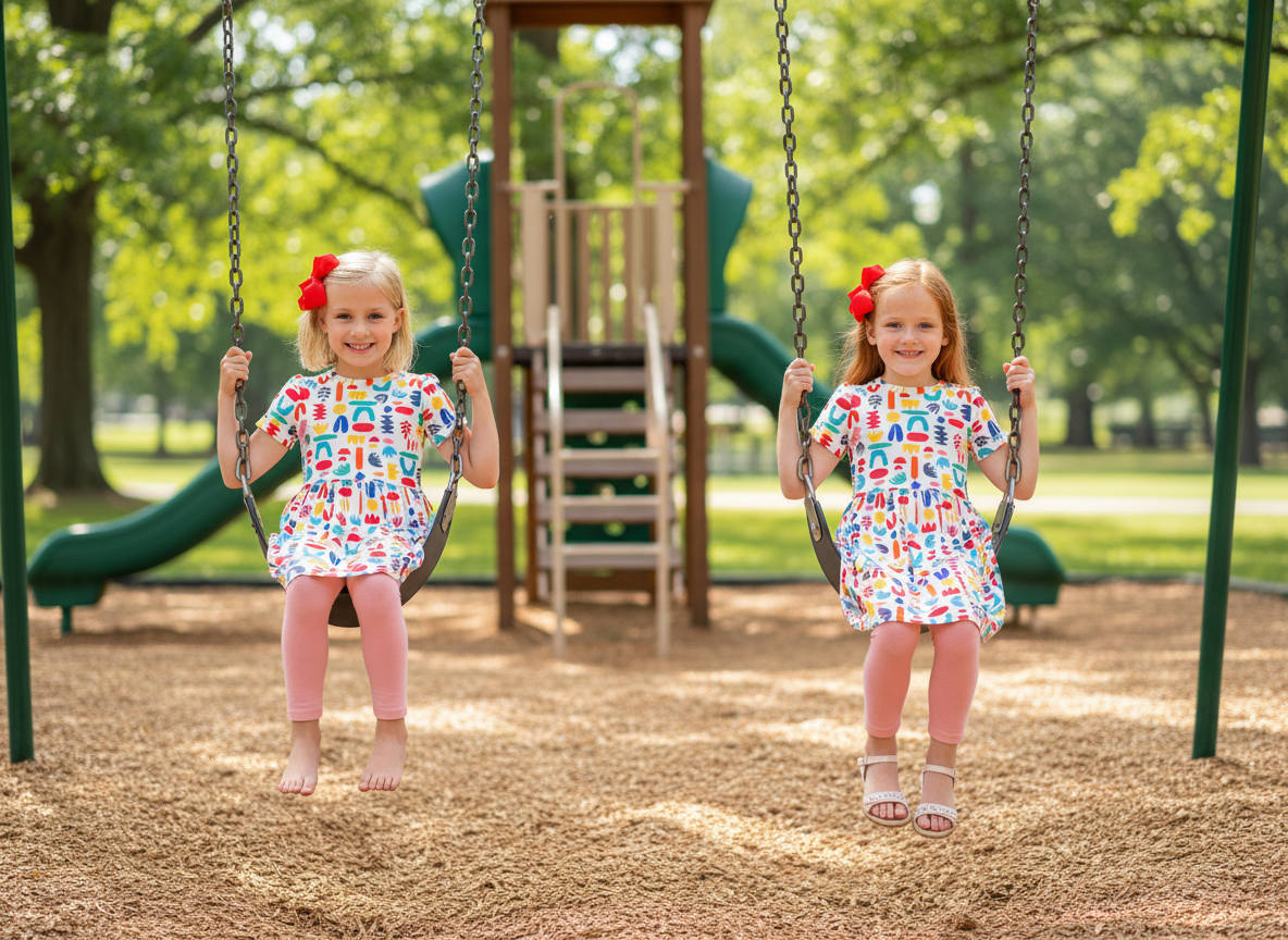 Minna - Wholesale Fashion Leggings - Kids - Fun Stretch Jersey Leggings - Petal Pink6