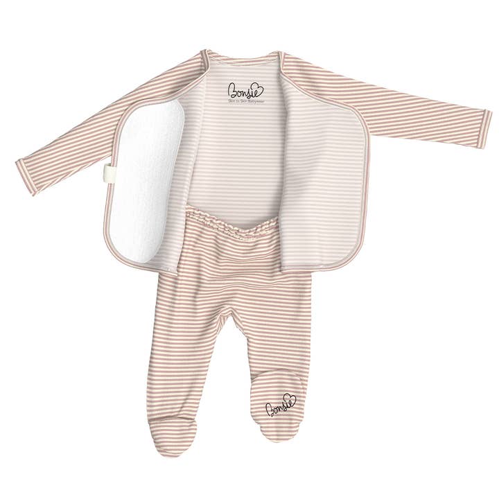 Bonsie Skin to Skin Babywear - Wholesale Bodysuit (Footed) - Baby - Footie - Berry Twist6