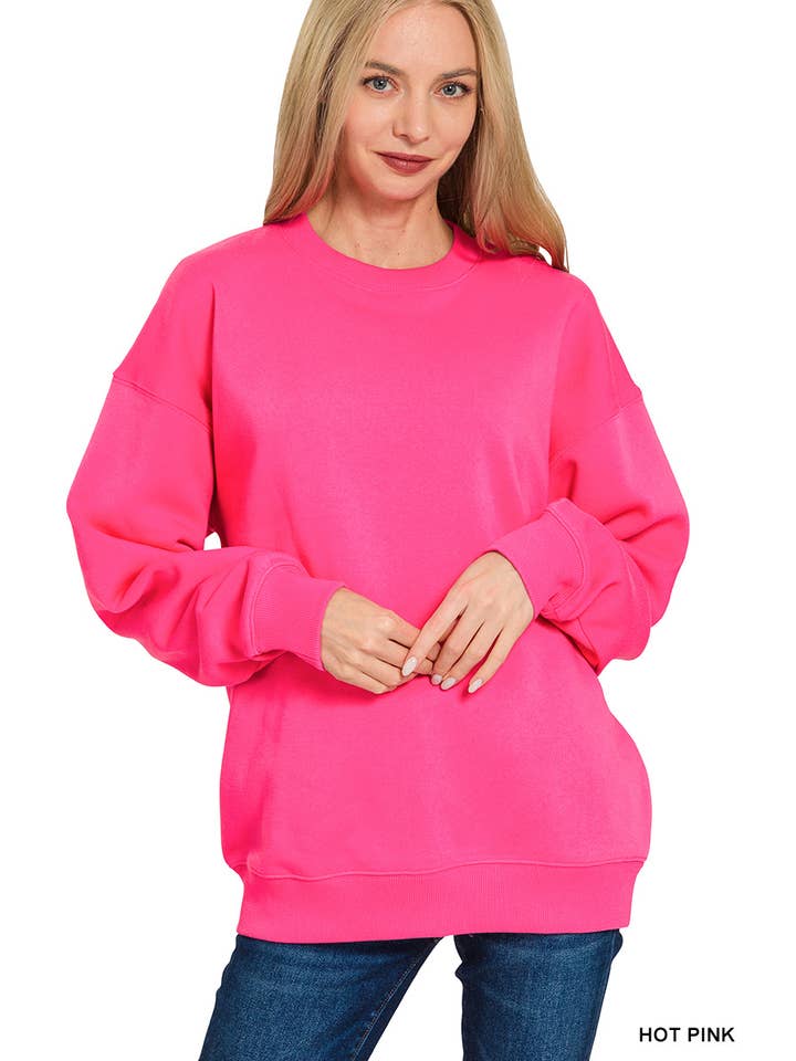 Vanilla Monkey - Wholesale Knit Top - Women's - Fleece Round Neck Sweatshirts20