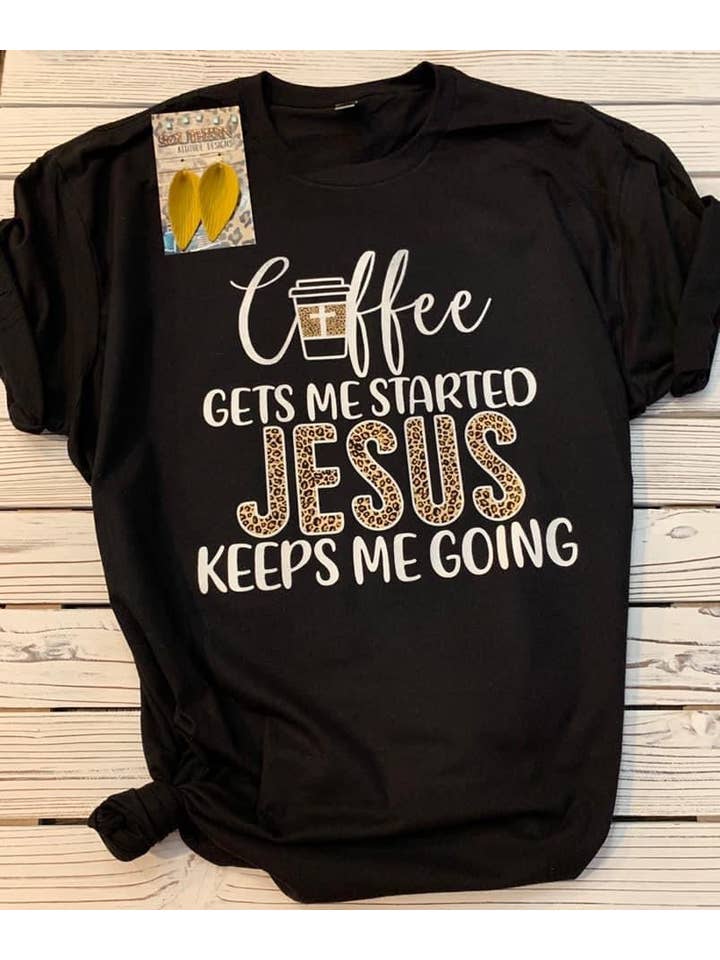 Southern Attitude Designs Inc - Wholesale T-Shirt (Graphic) - Women's - Coffee & Jesus