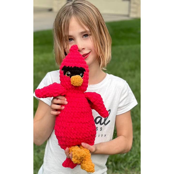 Crochet Weighted - Cardinal/Bird for wholesale by IvyThreads