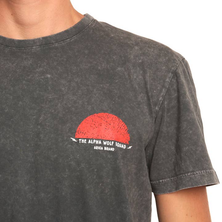 Arica Brand - Wholesale Screen Printed T-Shirt - Men's - Wolf Grey Premium T-Shirt4