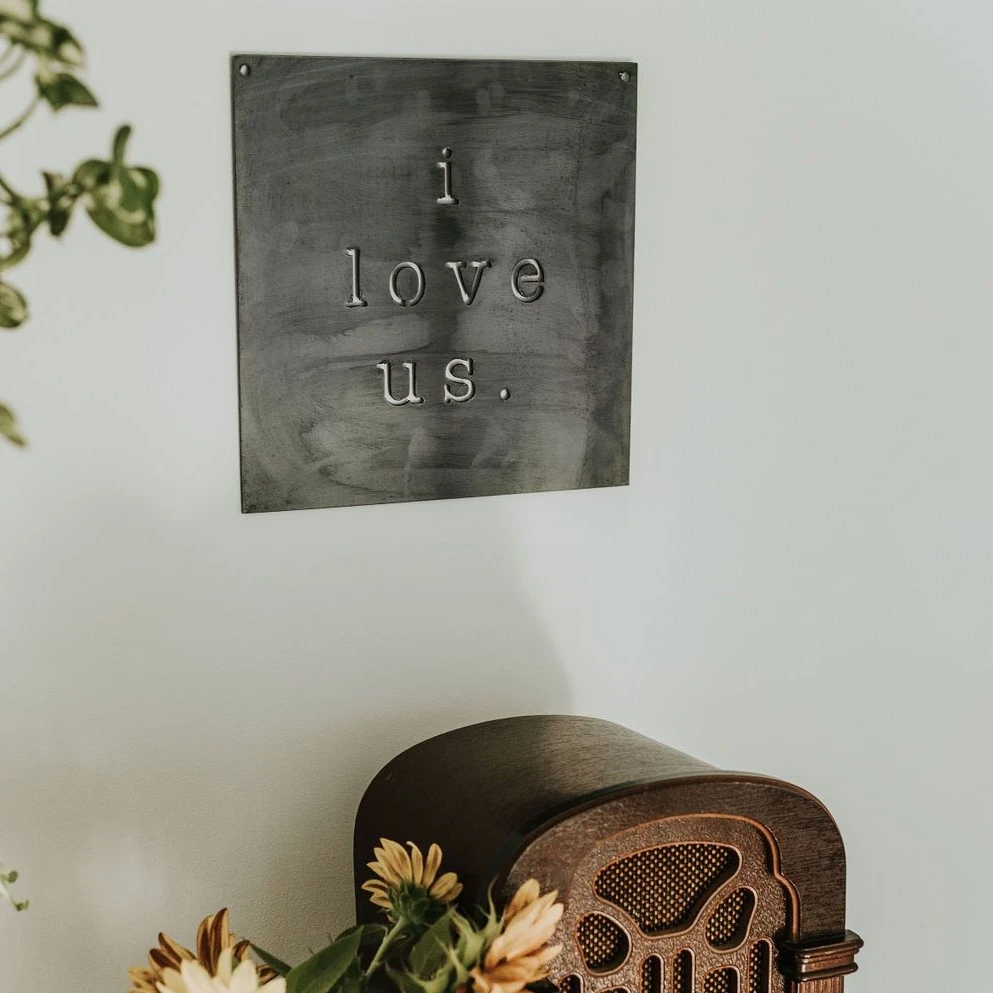 Keystone Steel Co. - Wholesale Sign - I Love Us Wall Decor3