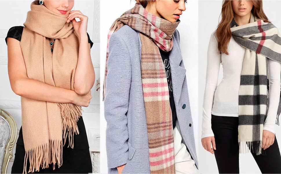 SERENITA - Wholesale Scarf - Unisex - Cashmere Feel Scarf Soft Warm Unisex Tartan Made in Korea21