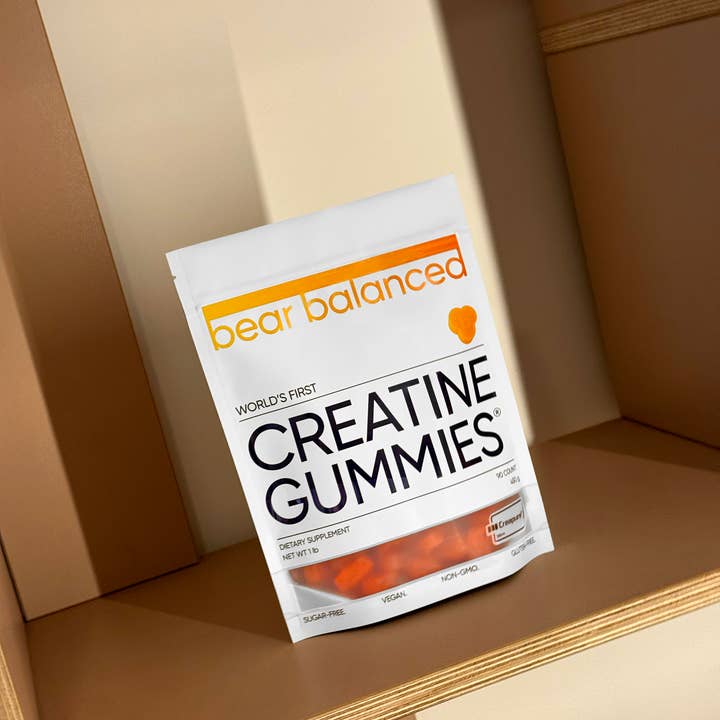 Bear Balanced – Großhandel Nahrungsergänzungsmittel/Vitamin zum Einnehmen – Die weltweit ersten Creatine Gummies® — Hergestellt mit Creapure®7