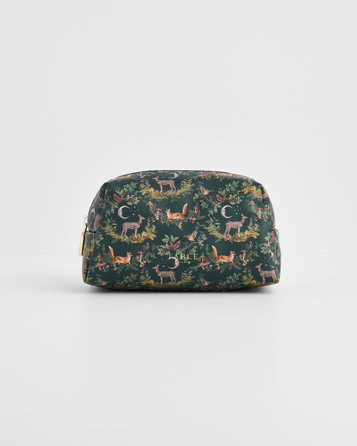 Fable England - Wholesale Make-up/cosmetic bag - US & EU ONLY - Into the Woods Green Small Pouch