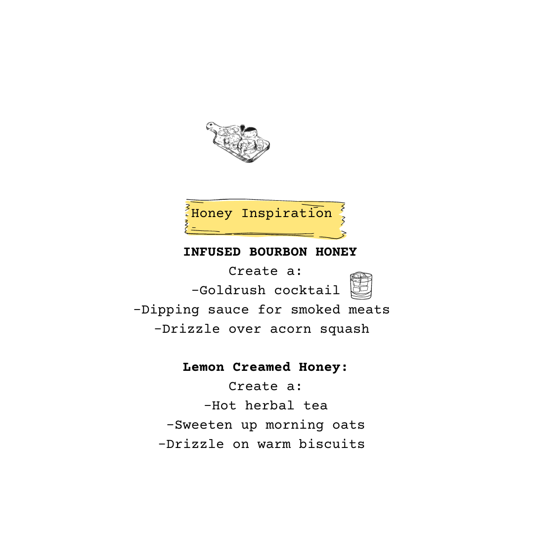 Sister Bees LLC - Wholesale Honey - Bourbon Infused Honey4