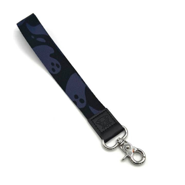 Lilac Ghosts Alt. Wristlet Lanyard for wholesale by Playing Possum Clothing Co.