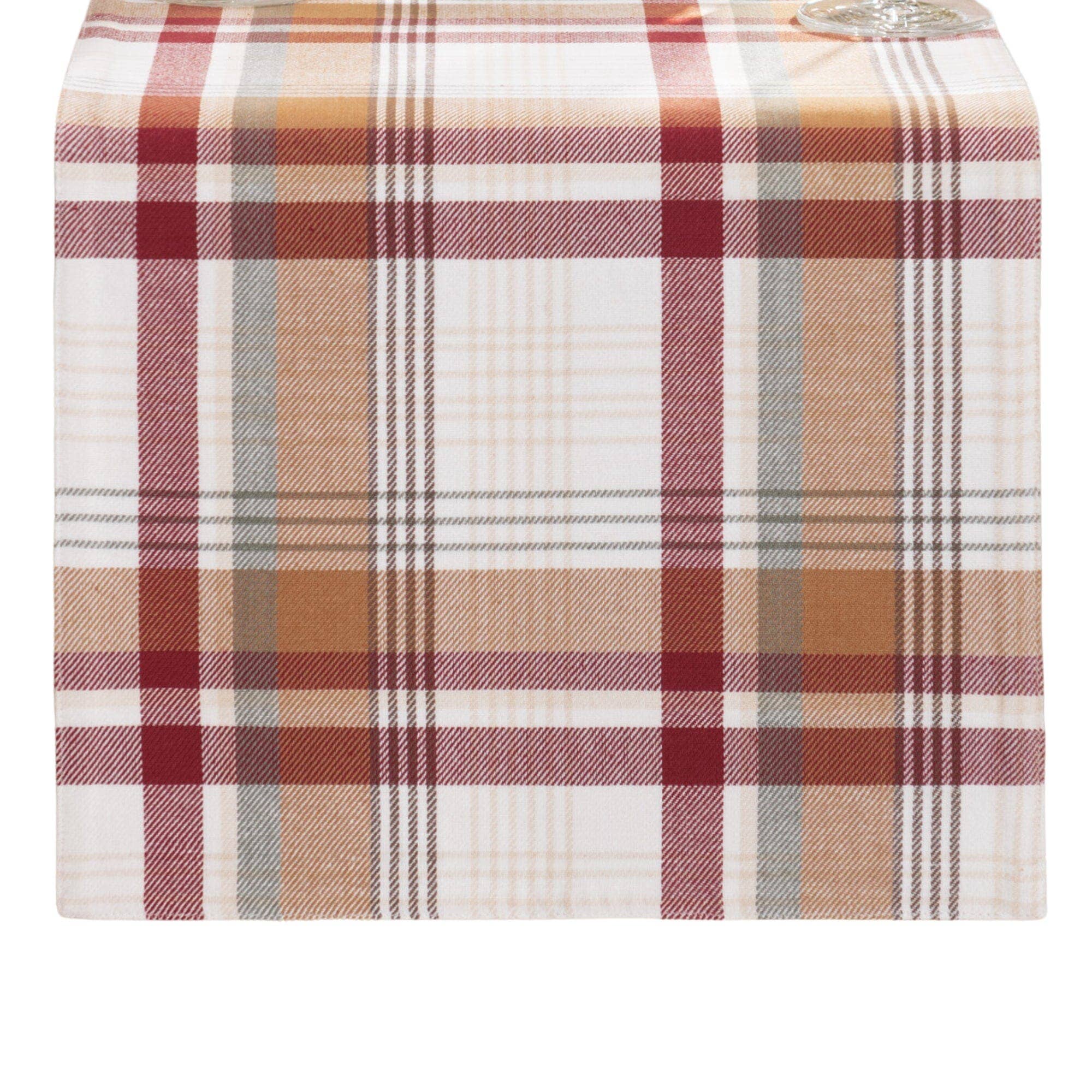 Threadmade Home - Wholesale Table Runner - Seneca Plaid Harvest Cotton Table Runner1