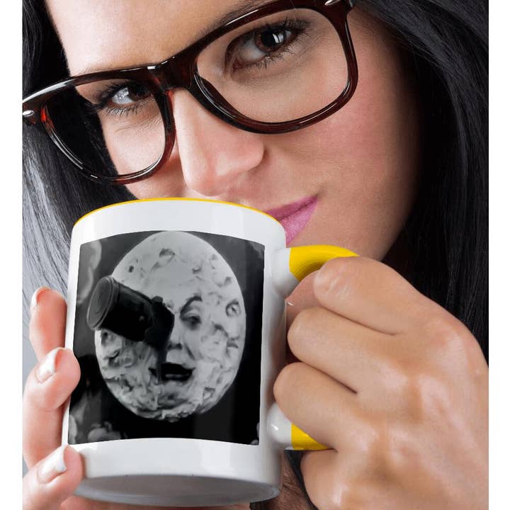3dRose – wholesale Coffee mug – 3dRose, A Trip to the Moon (Grayscale Fuzzed), Mug1