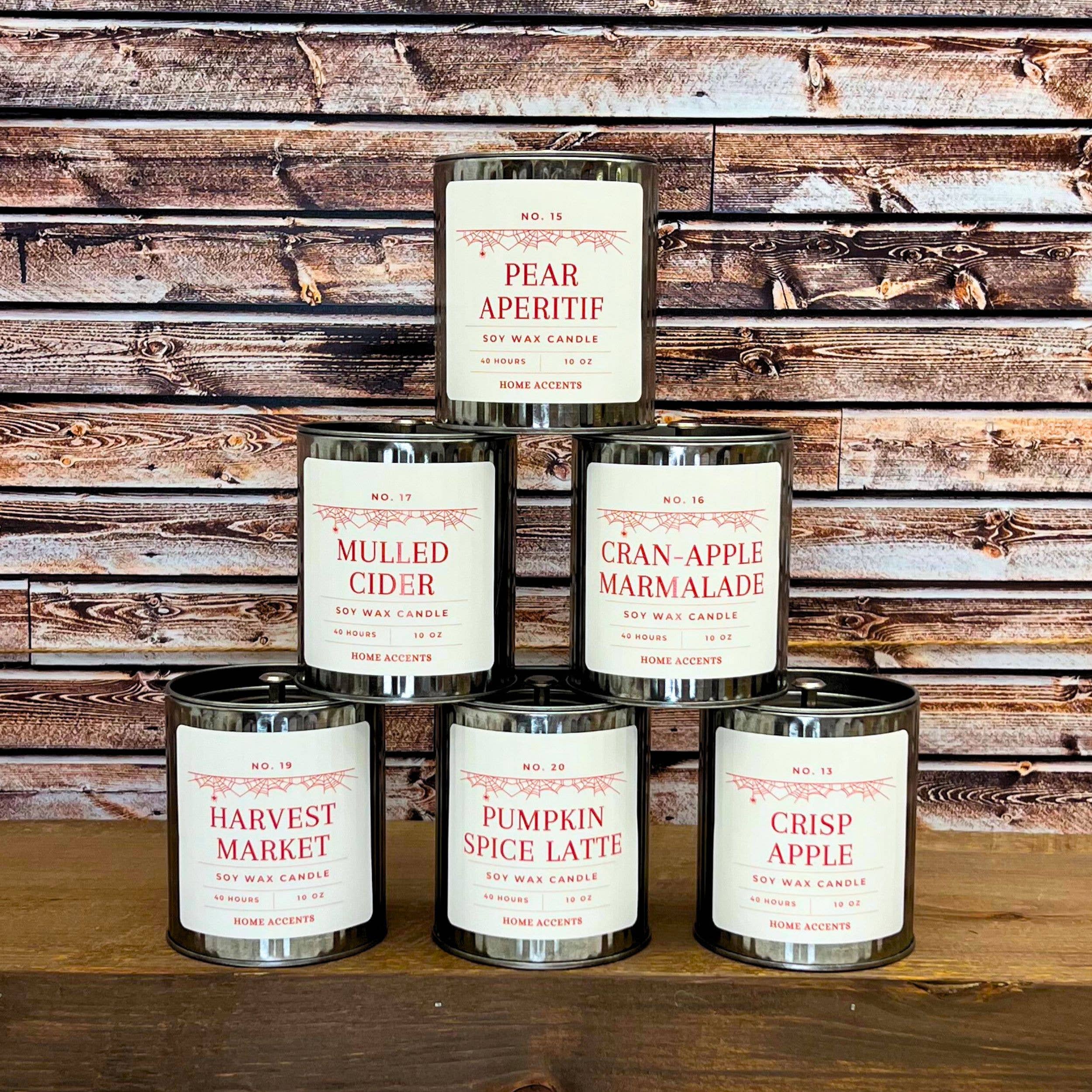 Home Accents By Driftless - Vente Bougie en bocal - Bougies d'automne de la ferme du marché de la récolte - Décoration d'Halloween2